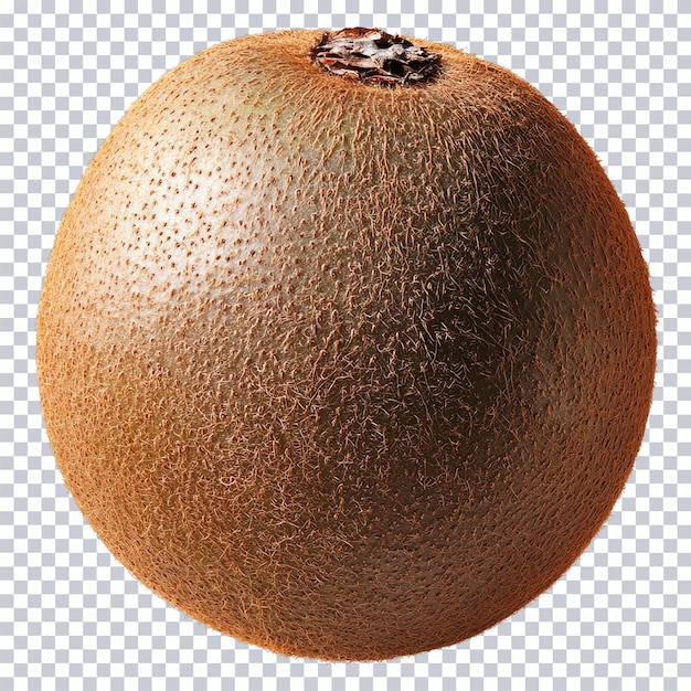 Sfera di consistenza marrone realistica con superficie liscia su sfondo trasparente per il rendering 3D