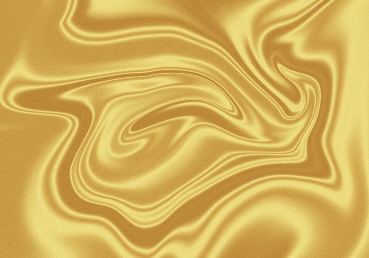 PSD sfocamento oro retro liquido marmo ondulato sfondo gradiente con rumore liquido consistenza granulosa