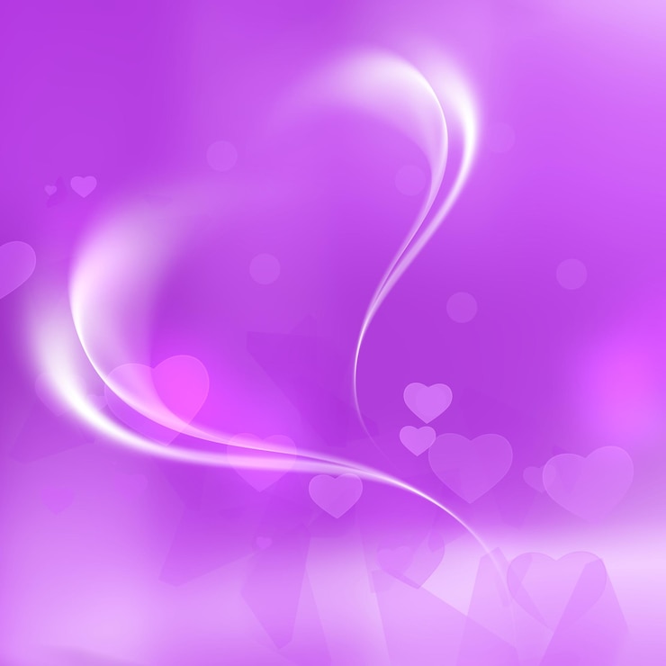 PSD sfocato valentine s day cuori rosa sfondo