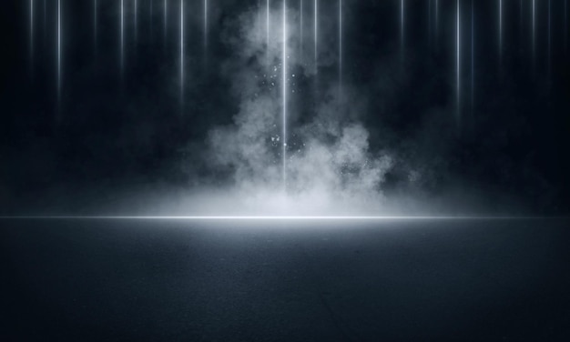 Sfondi di nebbia nella stanza oscura Presentazioni di prodotti PSD Premium
