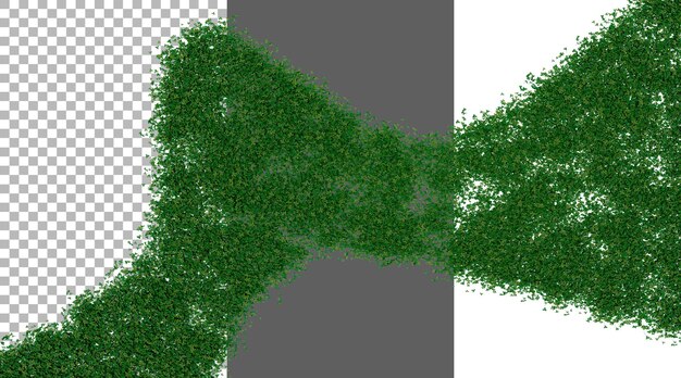 Sfondi di trifoglio su sfondo trasparente png rendering 3D