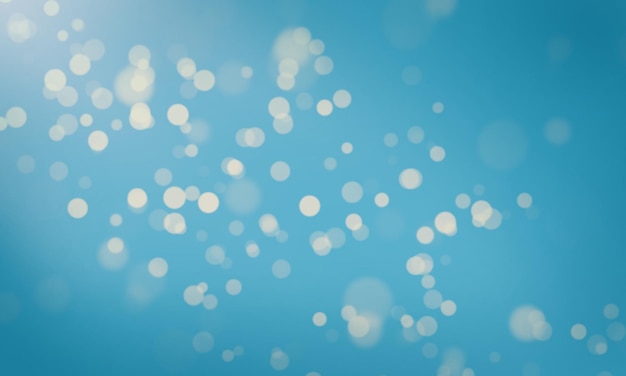 Sfondio blu astratto con bokeh
