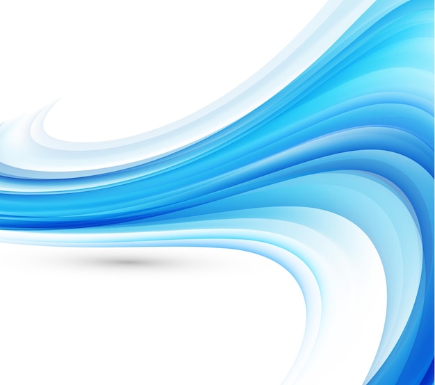 Sfondio dell'onda blu astratta