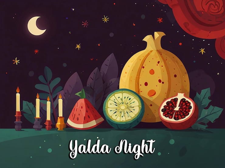 PSD sfondio di yalda night con file modificabile