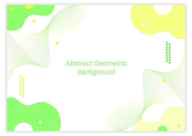 Sfondio geometrico verde astratto