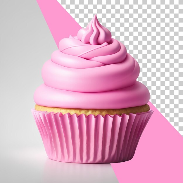 Sfondio trasparente isolato png cupcake