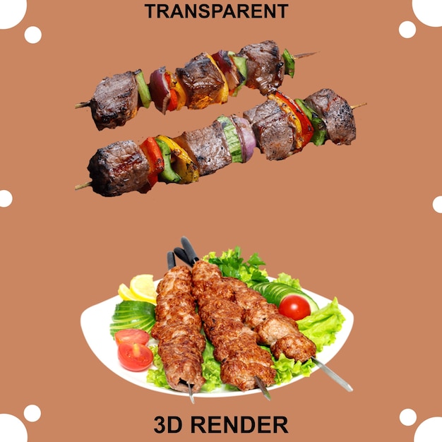 Sfondio trasparente per barbecue