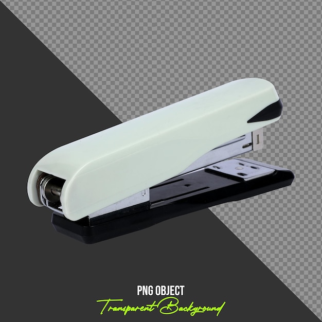 Sfondio trasparente PNG di stapler bianco
