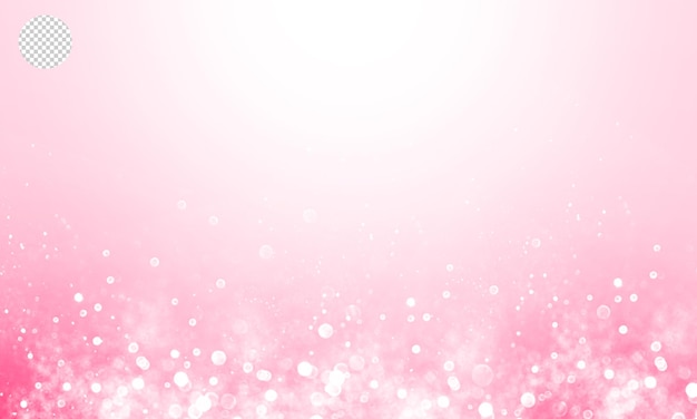 Sfondo astratto di polvere di particelle design rosa