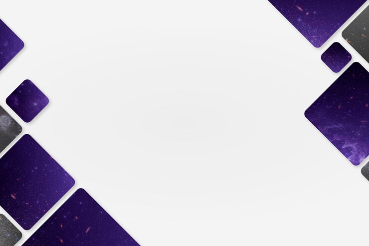 PSD sfondo cornice geometrica viola scuro