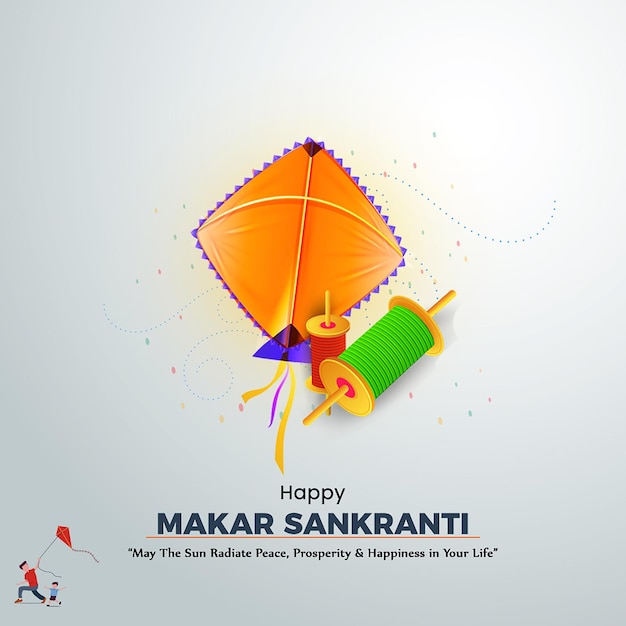 sfondo della festa di Makar Sankranti