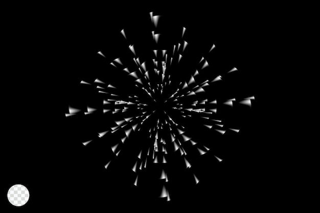 Sfondo di effetti di luce bianca