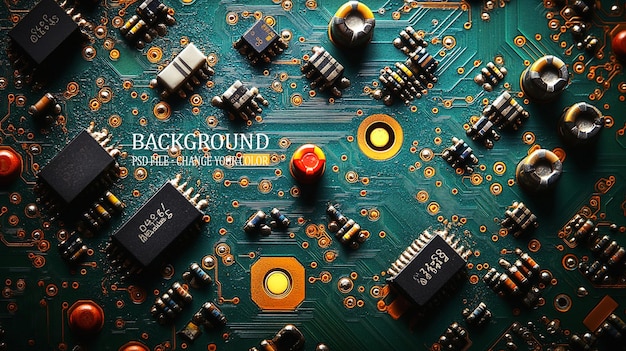 Sfondo di elettronica
