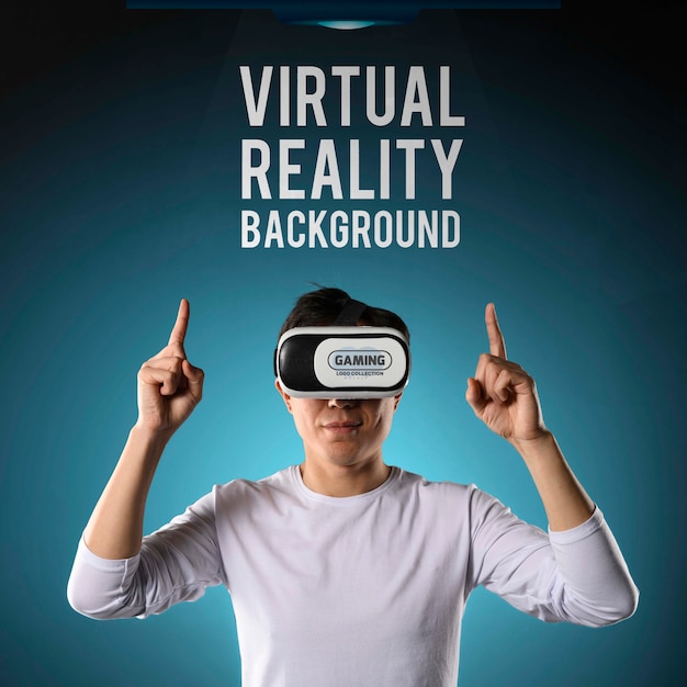 Sfondo di realtà virtuale