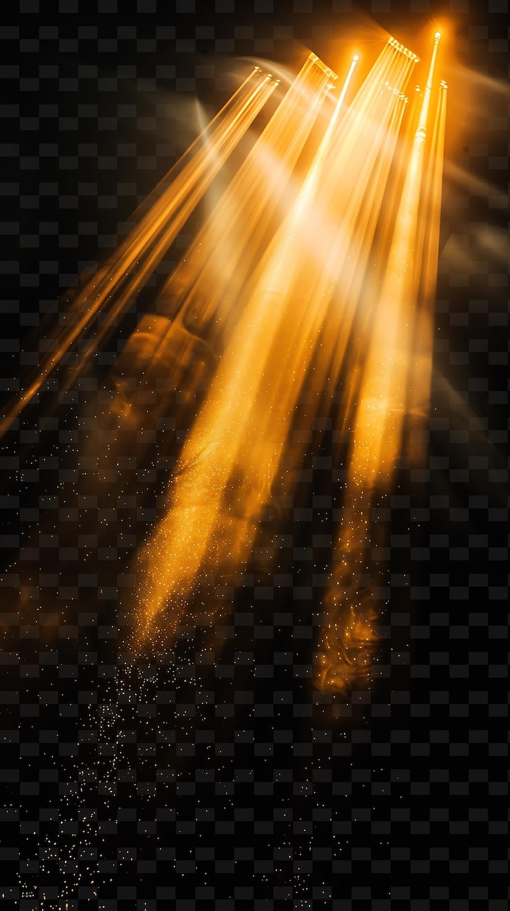 PSD sfondo dorato e nero con effetto luminoso dorato