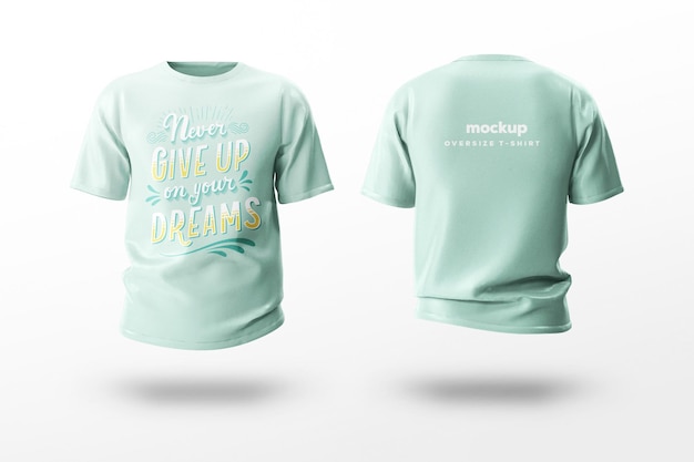 Sfondo modificabile modello PSD mockup camicia azzurra