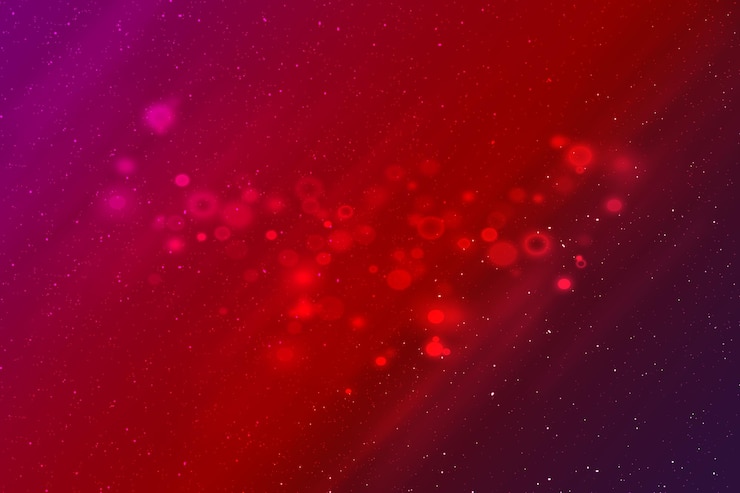 Sfondo rosso e viola con uno sfondo viola e rosso e la parola galassia.