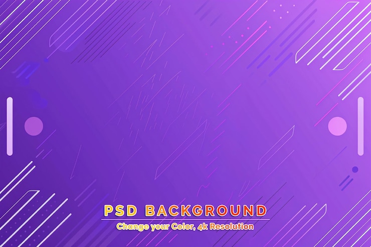 PSD sfondo viola semplice e sfondo dinamico minimo