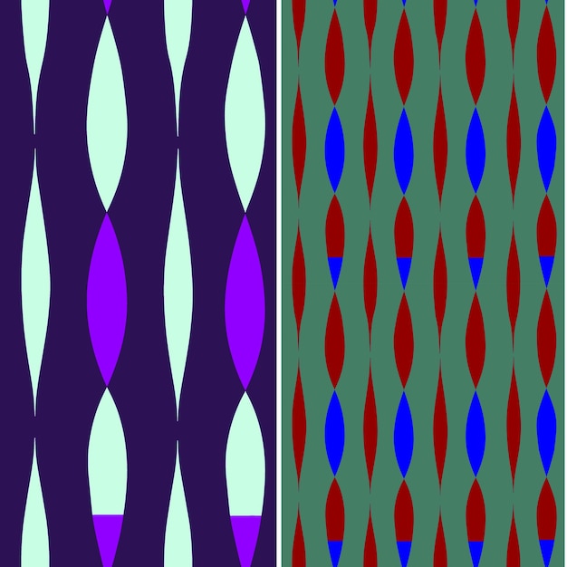 Shad With Elongated Silhouette Abstract Minimal Design and R Nature Pattern Vector Designs