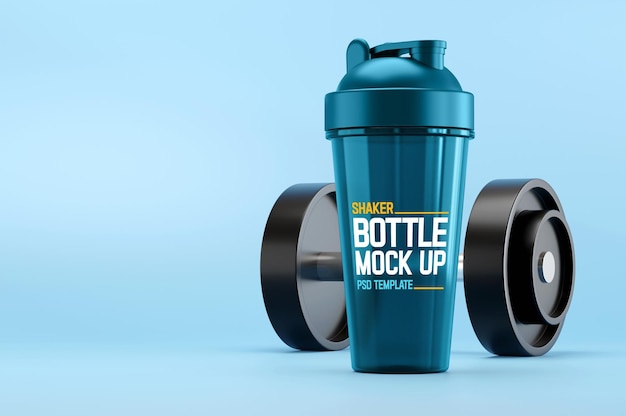 PSD shaker bottle mockup