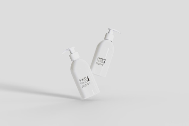 Shampoo de maquete realista PSD 03