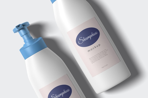 PSD shampoo-flaschen-modell