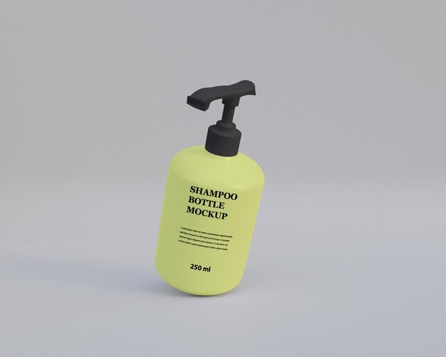 PSD shampoo-flaschenmodell