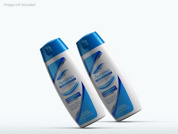 PSD shampoo-flaschenmodell