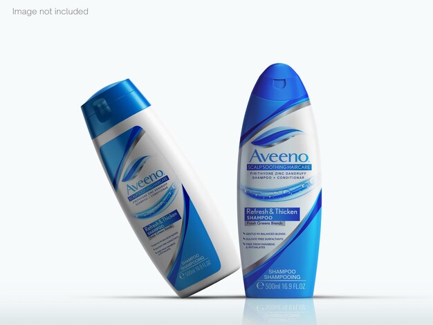 PSD shampoo-flaschenmodell