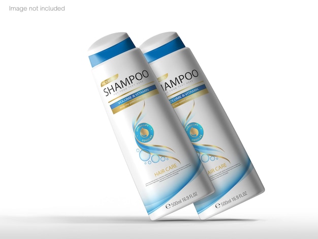 PSD shampoo-flaschenmodell
