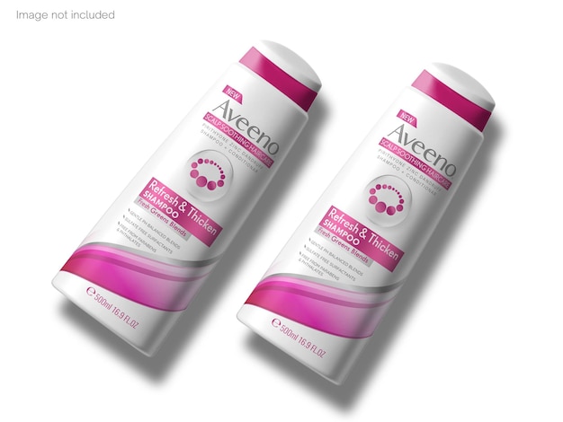 PSD shampoo-flaschenmodell