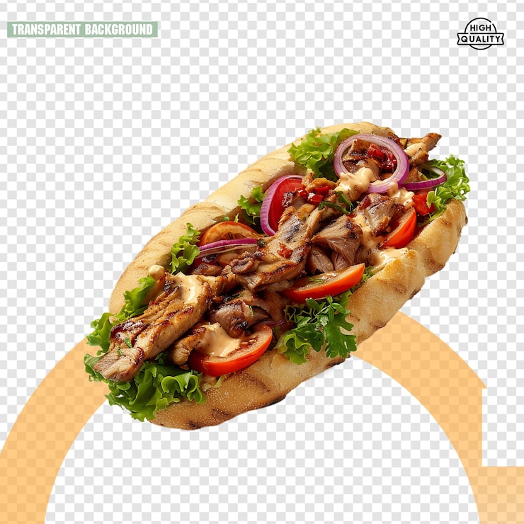 PSD shawarma cuisine méditerranéenne style de vie vie authentique
