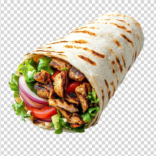 Shawarma Isolado em fundo branco