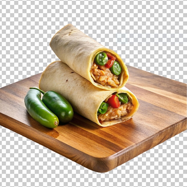 Le Shawarma De Poulet Sur Fond Transparent