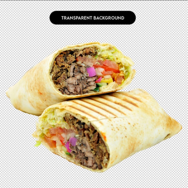 Shawarma turco e Doner Kebab Food PNG para imagens de estoque de cozinha do Oriente Médio