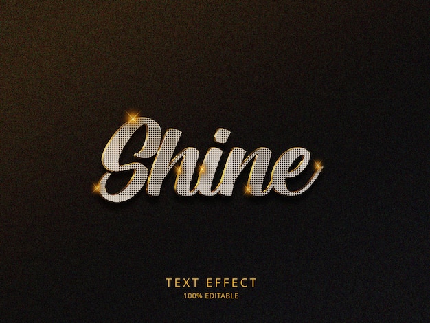 Shine-3D-Text-Effekt