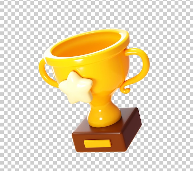 Shiny Award 3D-Ikonen Illustration Hintergrund