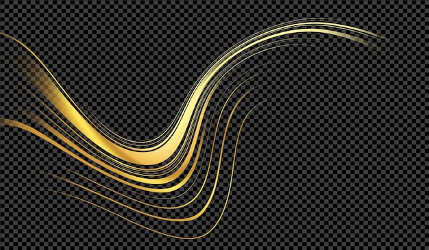 shiny golden lines