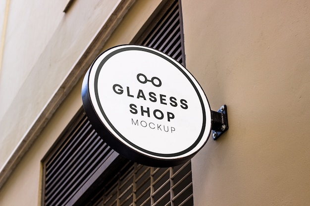 Shop Schild Mockup