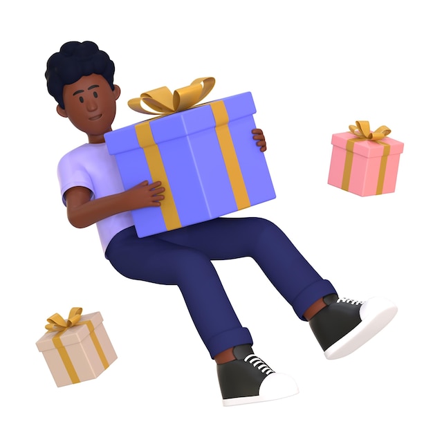 Shopping Cadeau Commerce Illustration 3D