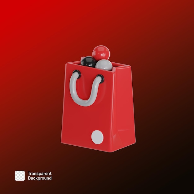 Shopsy 3D Shopping Icon PNG Vorlage
