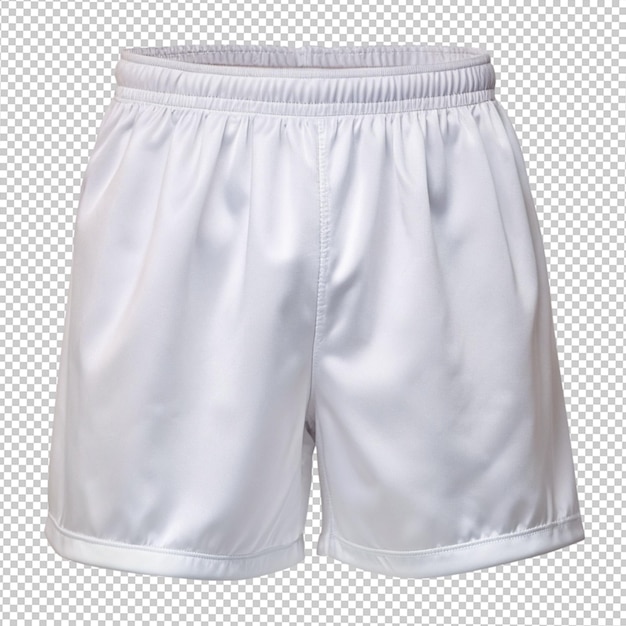 Shorts à Ceinture élastique Soyeuse Sur Fond Transparent