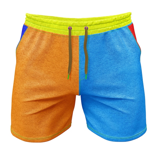 Shorts Mockup de PSD da frente