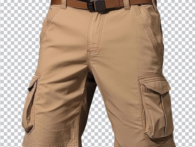 PSD des shorts pour hommes en kaki png