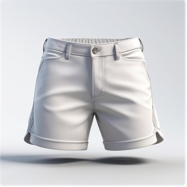 PSD shorts psd sur un fond blanc