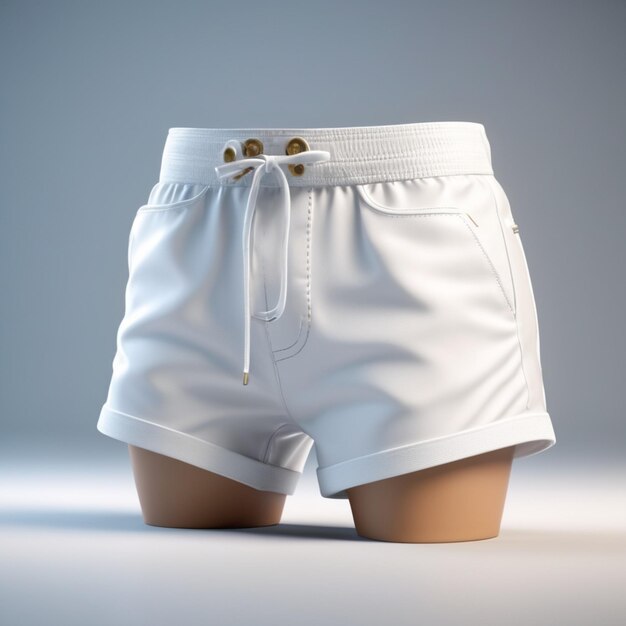 PSD shorts psd sur un fond blanc