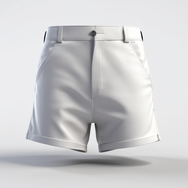 PSD shorts psd sur un fond blanc