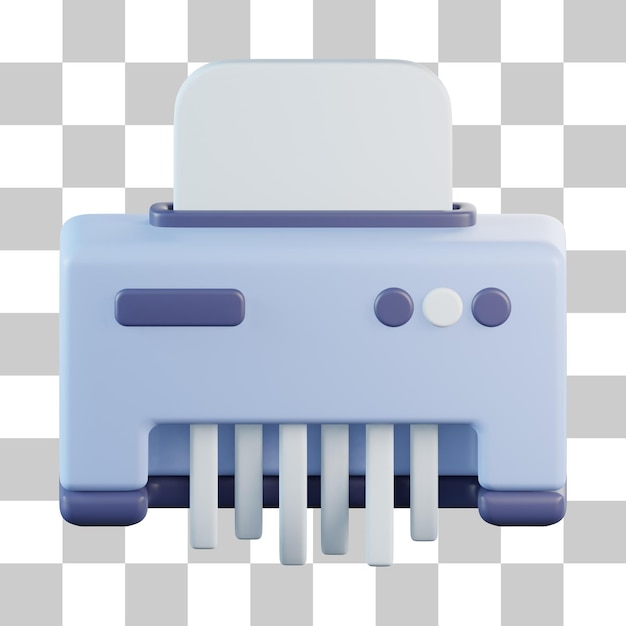 Shredder Tools 3D-Symbol