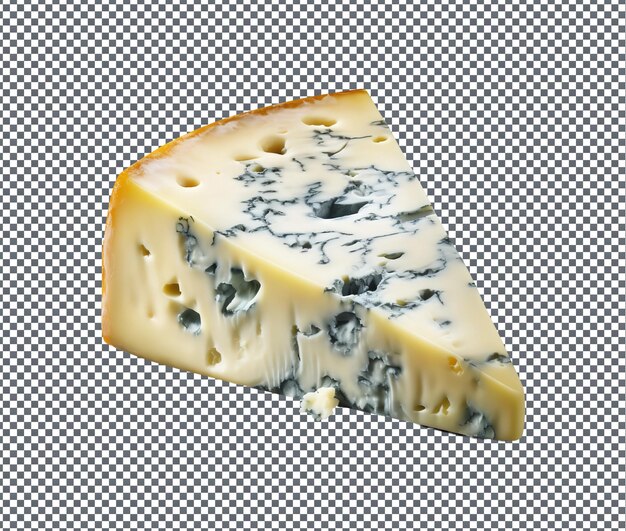 PSD si doux, le fromage bleu isolé sur un fond transparent