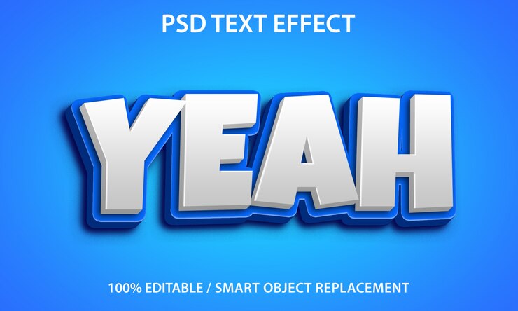 sí efecto de texto
